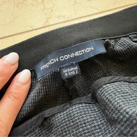 French Connection Sz 2 Gray Stretchy Trousers - Picture 3 of 5